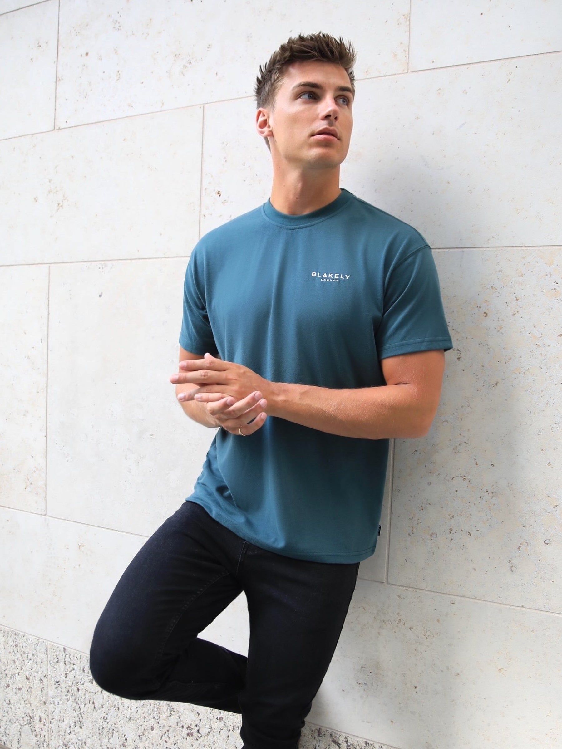Universal Relaxed T-Shirt - Teal Green sold by Blakely product image thumbnail 3