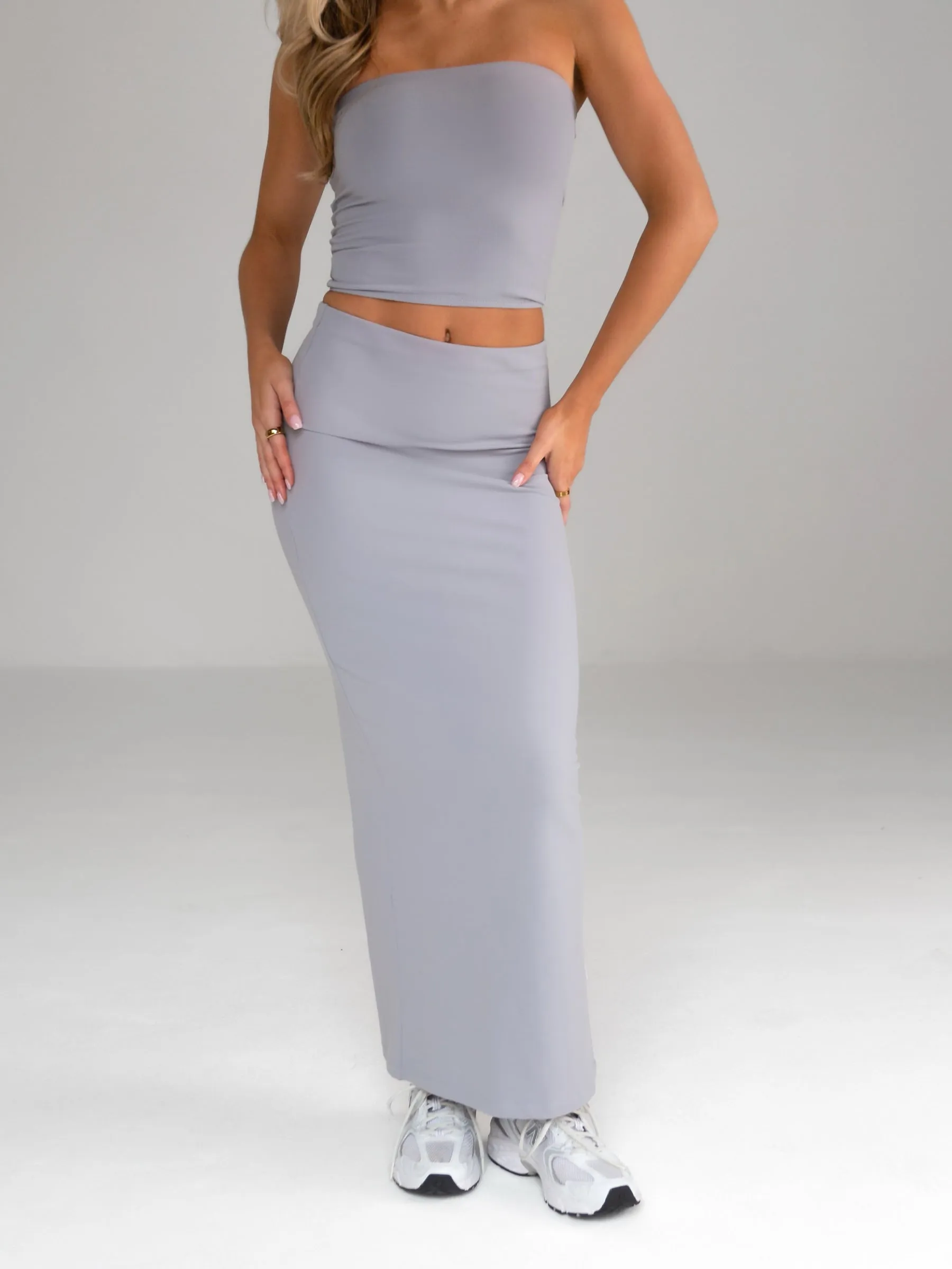 Alessia Maxi Skirt - Pale Lilac sold by Blakely product image thumbnail 3