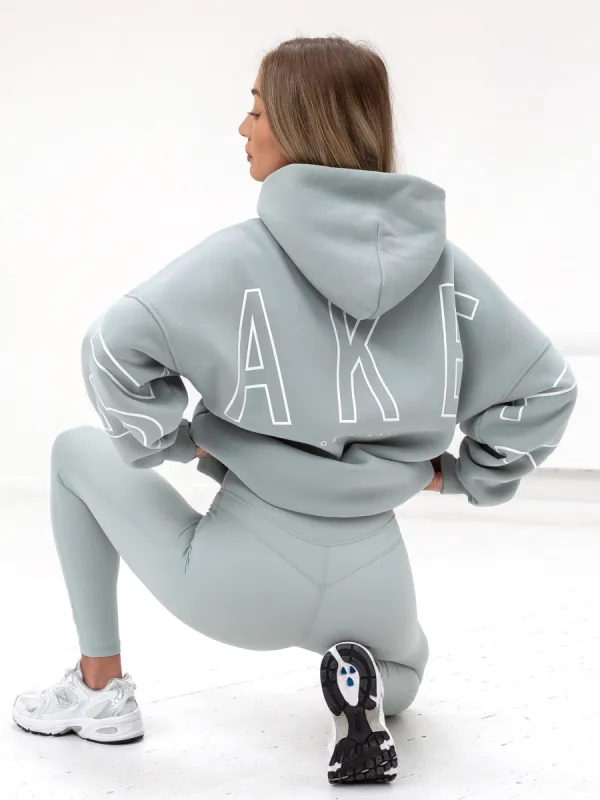 Outline Isabel Oversized Hoodie - Mineral Blue sold by Blakely
