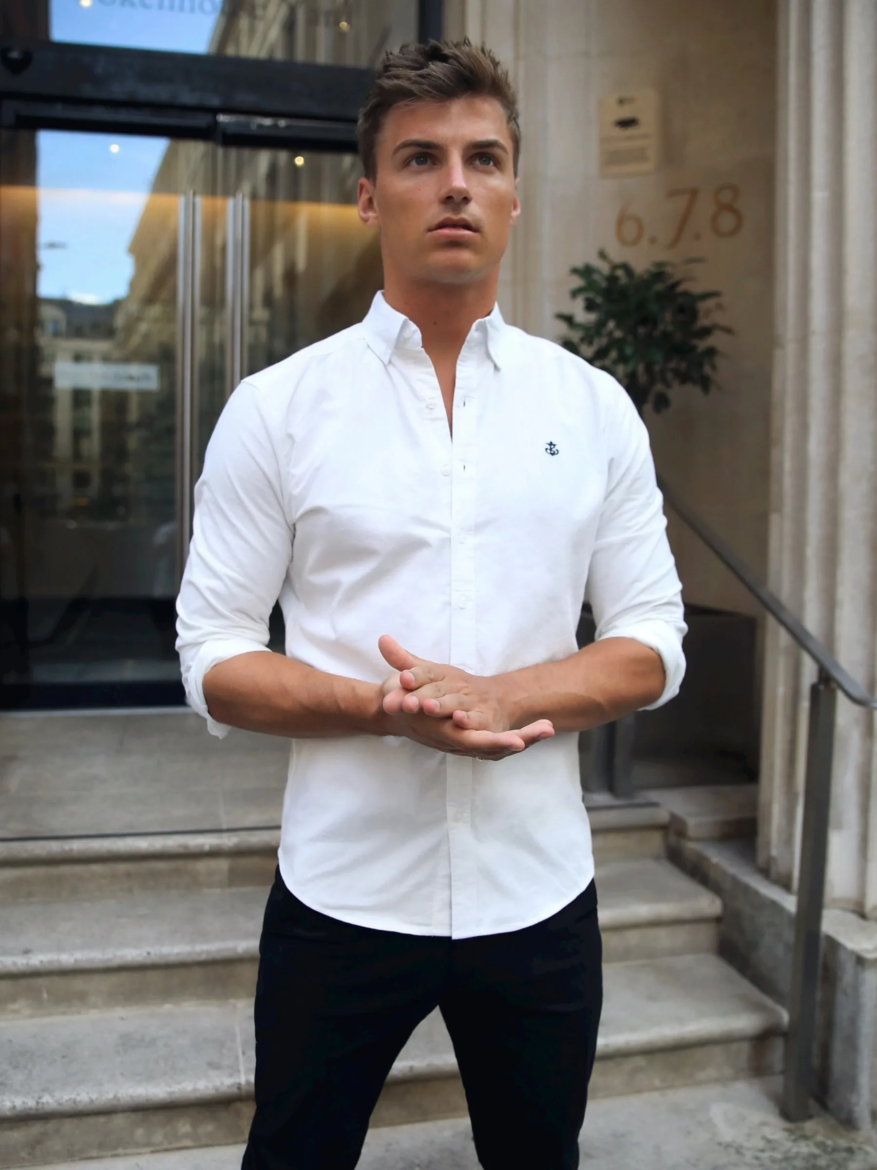 Lisbon Shirt - Off White sold by Blakely product image thumbnail 2