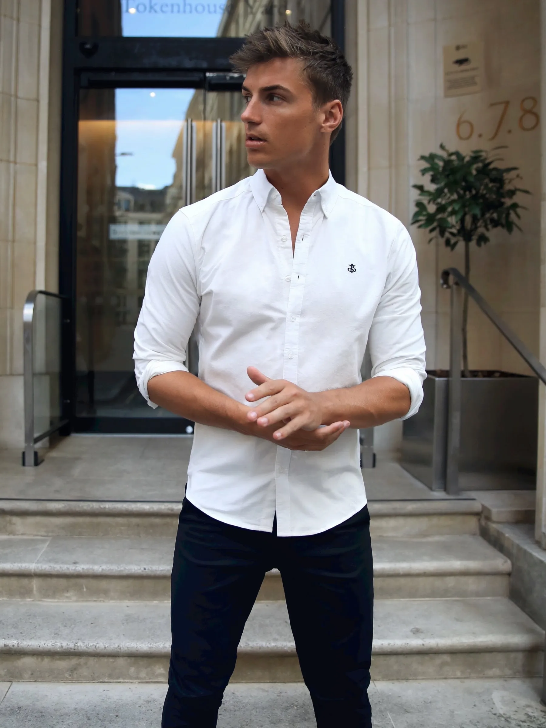 Lisbon Shirt - Off White sold by Blakely product image thumbnail 5