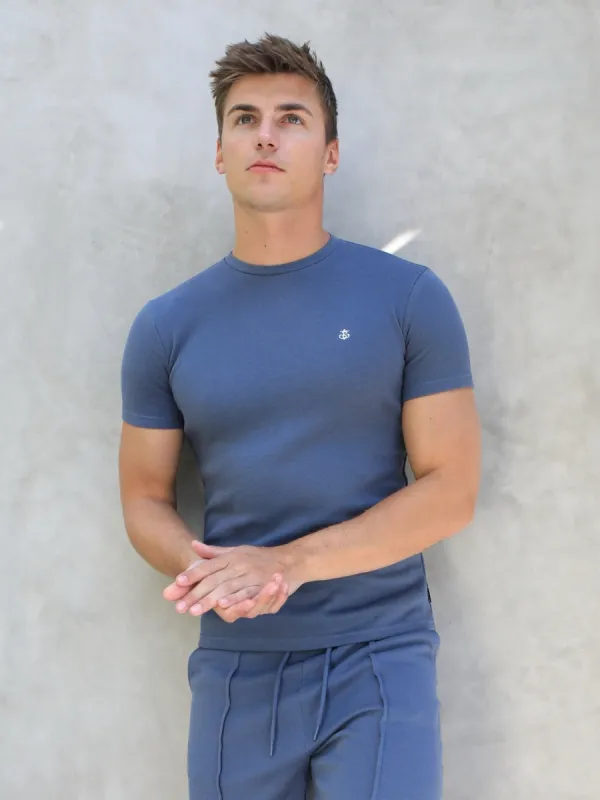 Verona Slim T-Shirt - Navy sold by Blakely