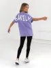 Isabel Oversized T-Shirt - Violet sold by Blakely
