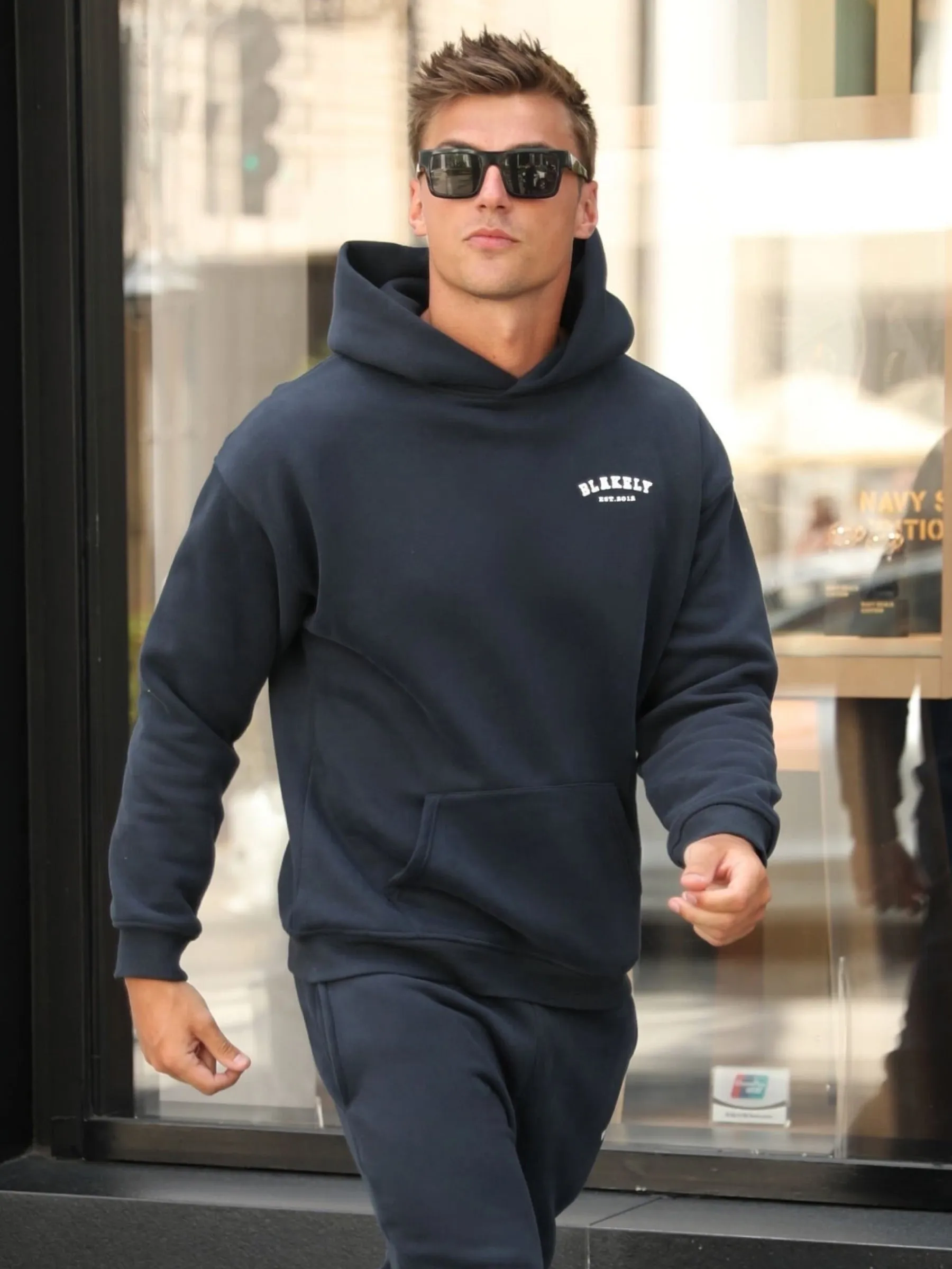 Heritage Relaxed Hoodie - Dark Navy sold by Blakely product image thumbnail 4