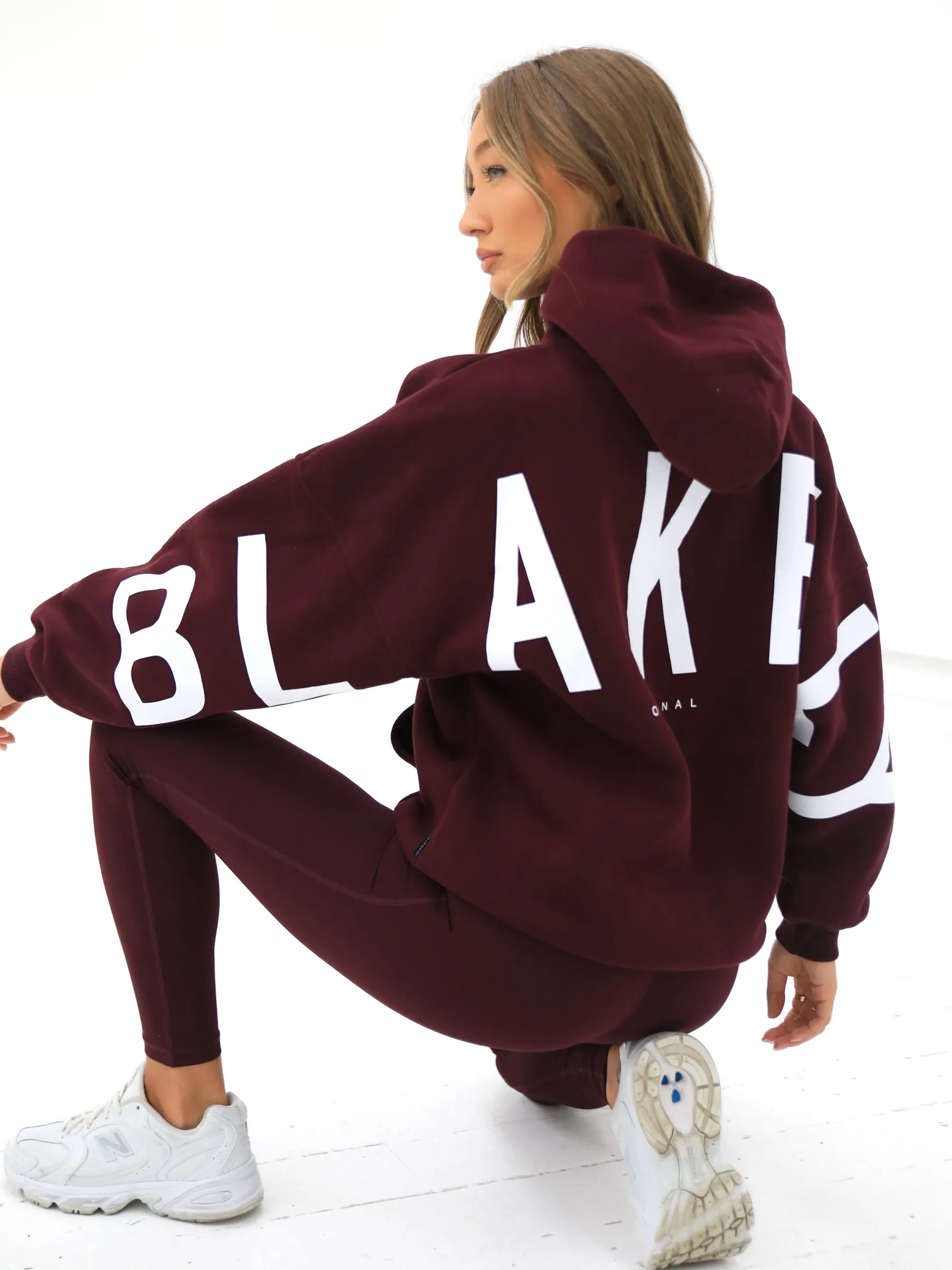 Isabel Oversized Hoodie - Burgundy sold by Blakely