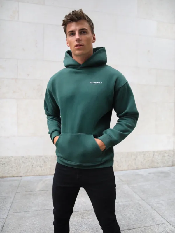Universal Relaxed Hoodie - Dark Green sold by Blakely