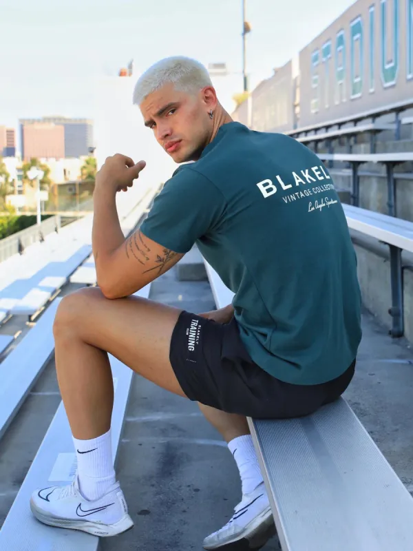 Sports Club Relaxed T-Shirt - Teal Green sold by Blakely