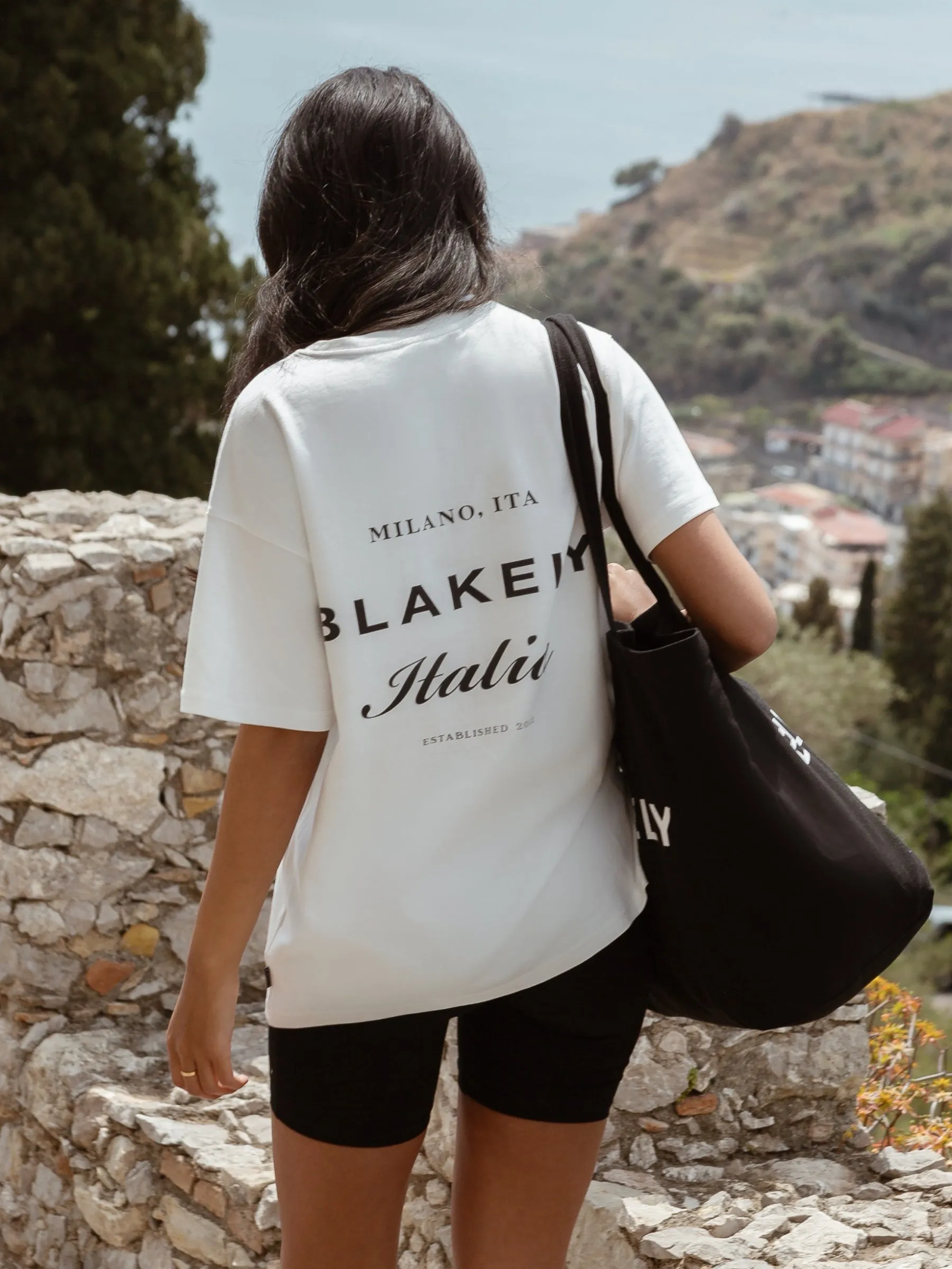 Italia Oversized T-Shirt - Flat White sold by Blakely product image thumbnail 2