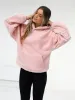 Borg Isabel Oversized Hoodie - Pink sold by Blakely