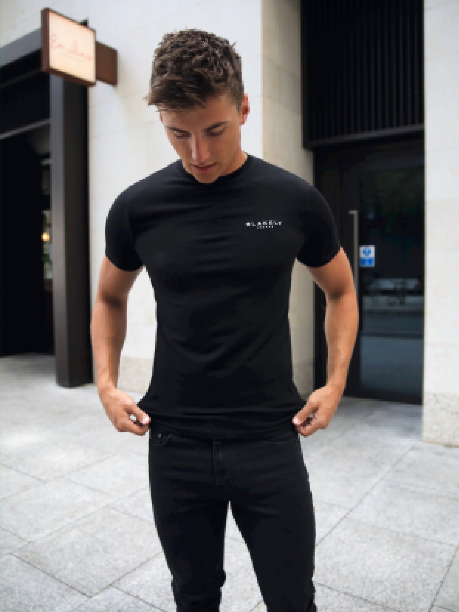 Universal T-Shirt - Black sold by Blakely product image thumbnail 5