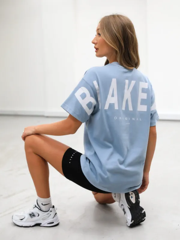Isabel Oversized T-Shirt - Ice Blue sold by Blakely
