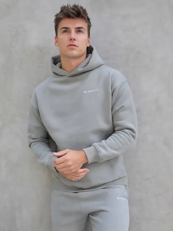 Series Relaxed Hoodie - Stone Grey sold by Blakely