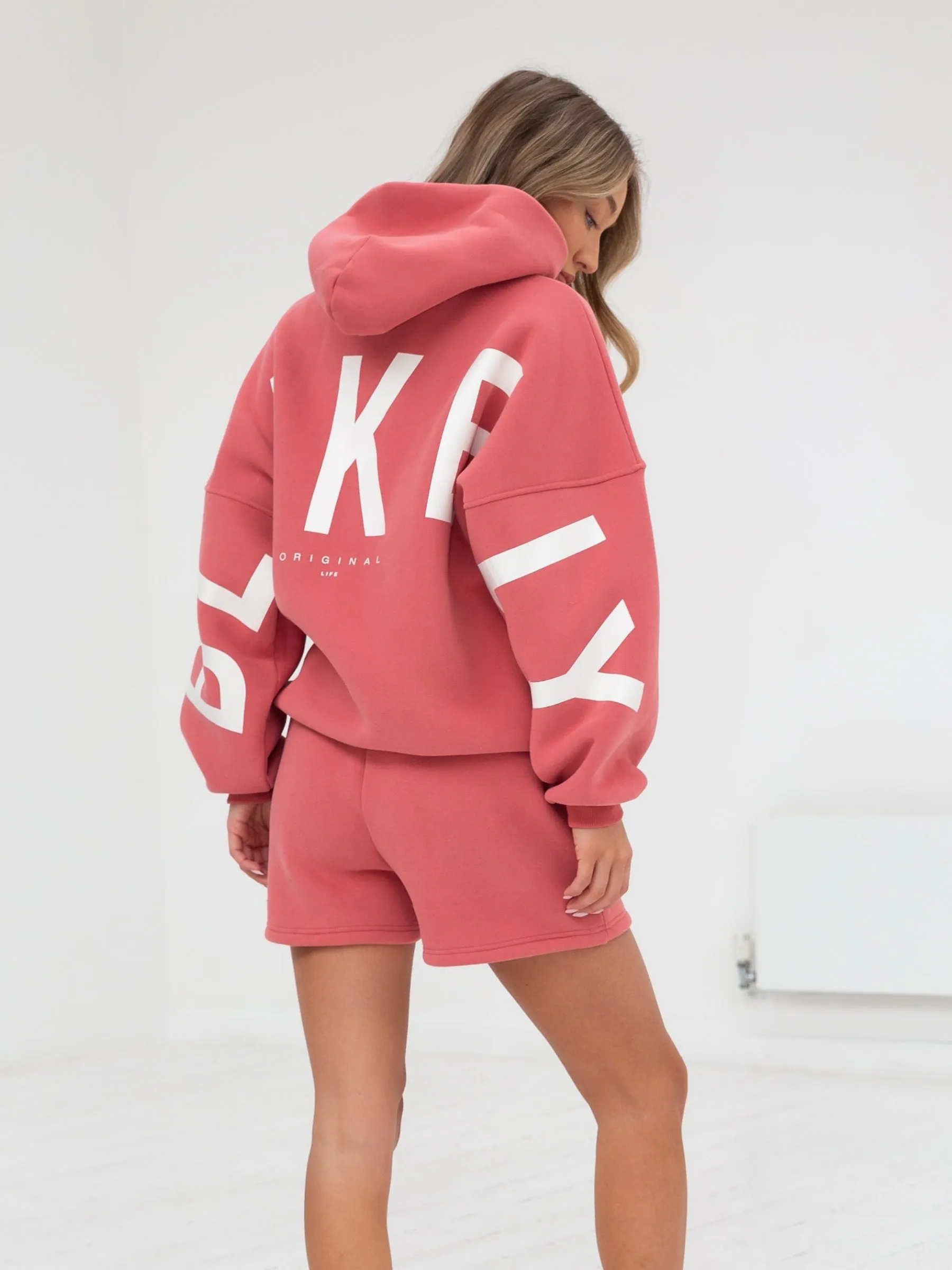 Isabel Oversized Hoodie - Sunrise Coral sold by Blakely product image thumbnail 5