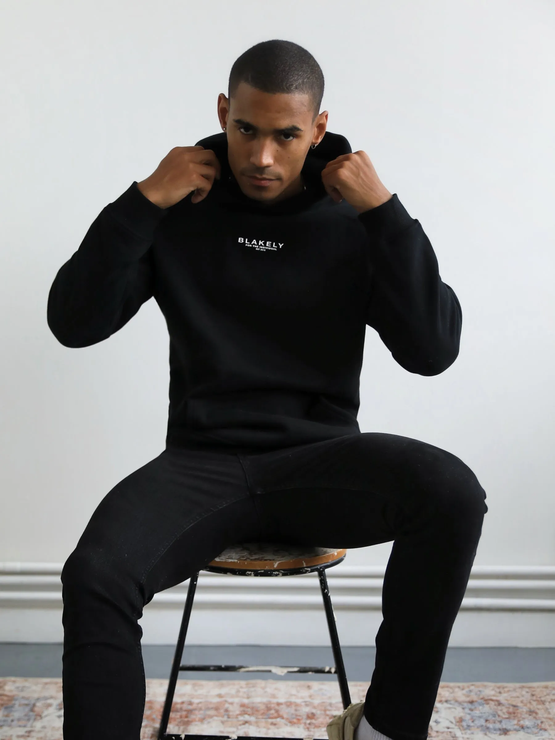 Statement Relaxed Hoodie - Black sold by Blakely product image thumbnail 3