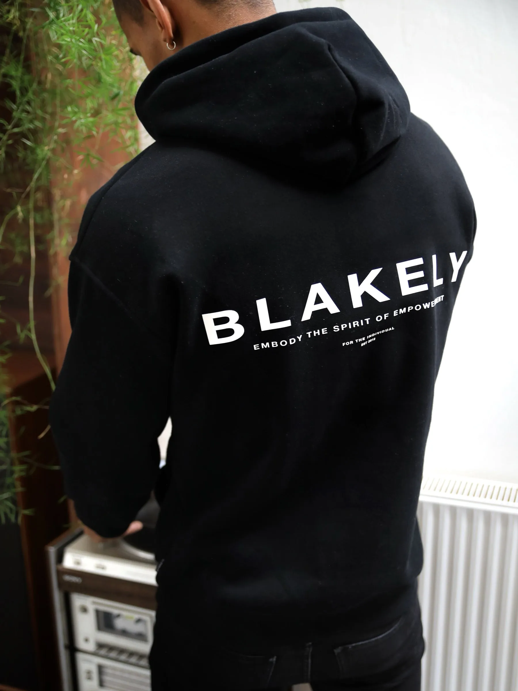 Statement Relaxed Hoodie - Black sold by Blakely product image thumbnail 5