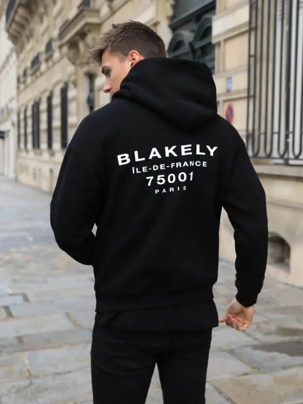 Rue Relaxed Hoodie - Black sold by Blakely