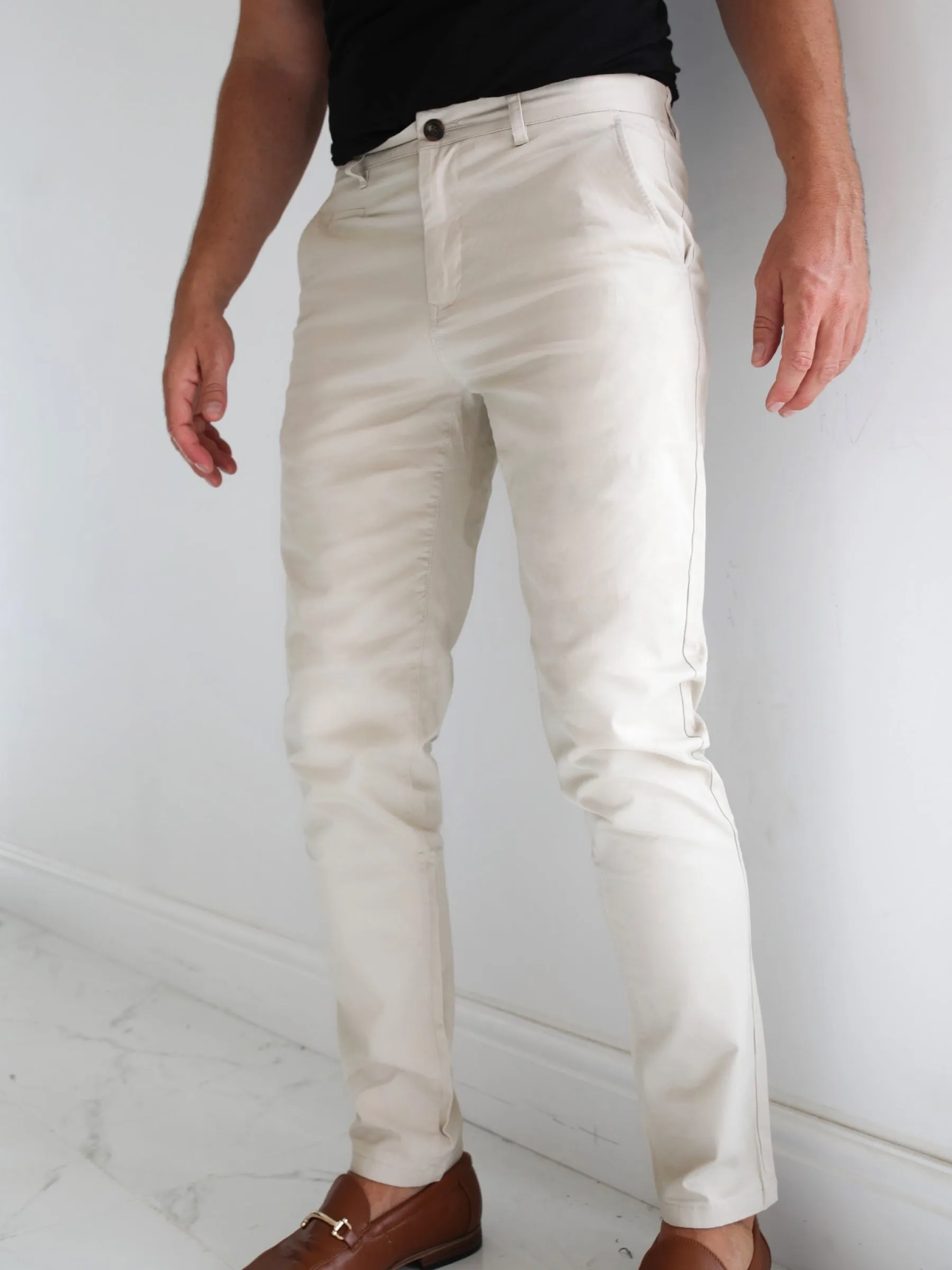 Stretch Chinos - Tan sold by Blakely product image thumbnail 5