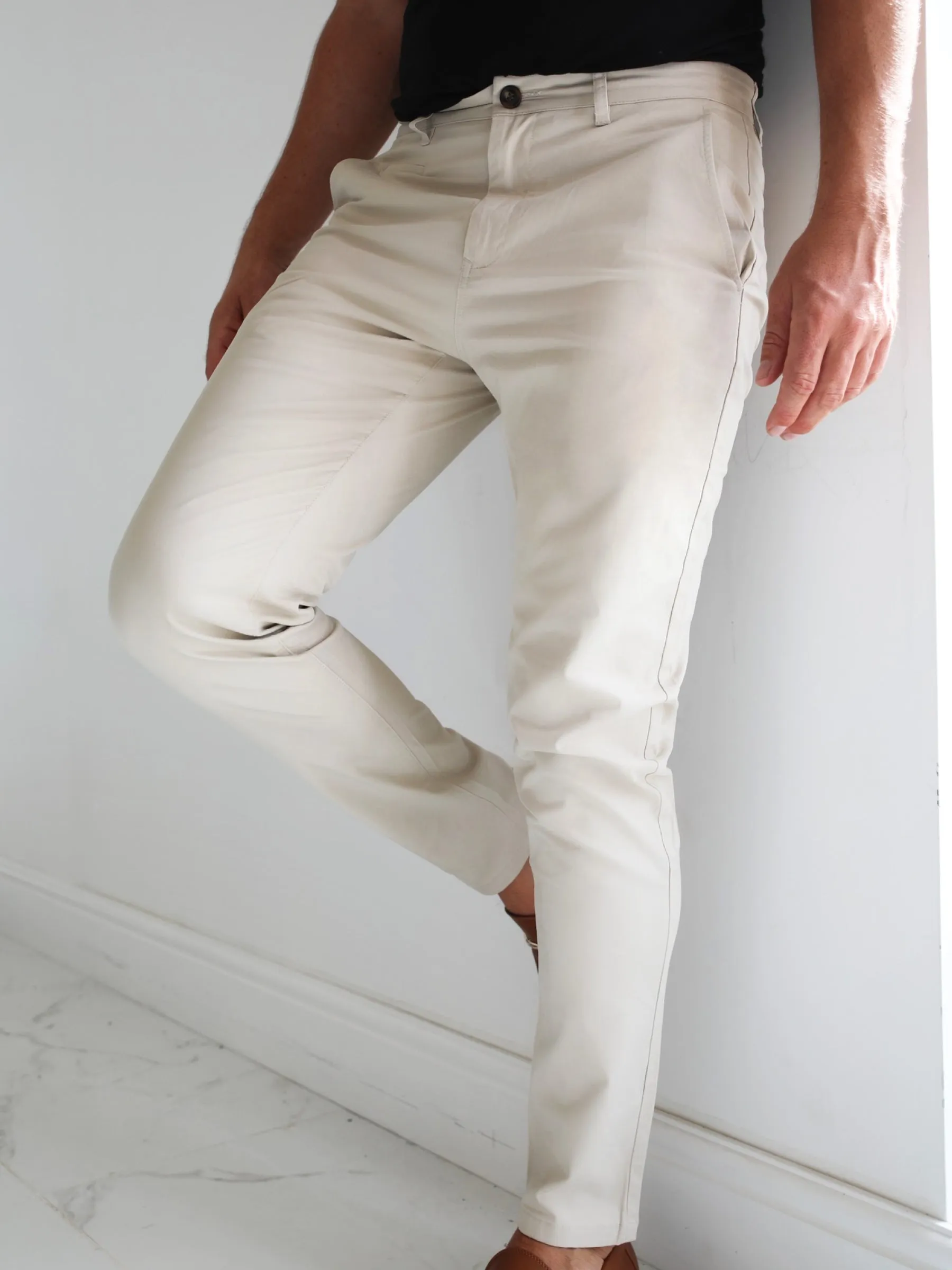 Stretch Chinos - Tan sold by Blakely product image thumbnail 4
