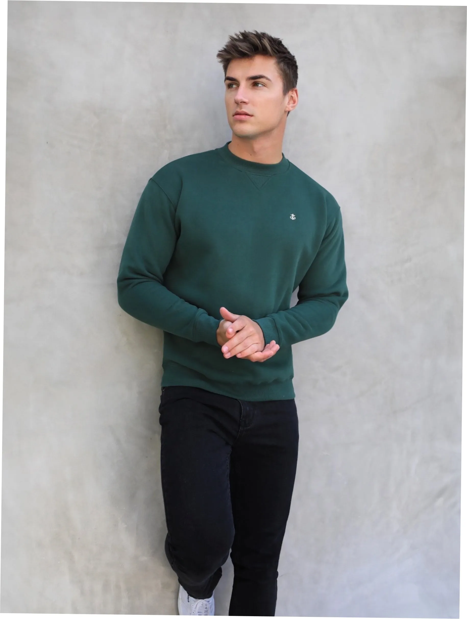 Preston Relaxed Jumper - Green sold by Blakely product image thumbnail 4