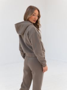 Everyday Full Zip Hoodie - Brown sold by Blakely