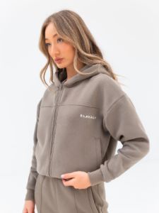 Everyday Full Zip Hoodie - Brown sold by Blakely