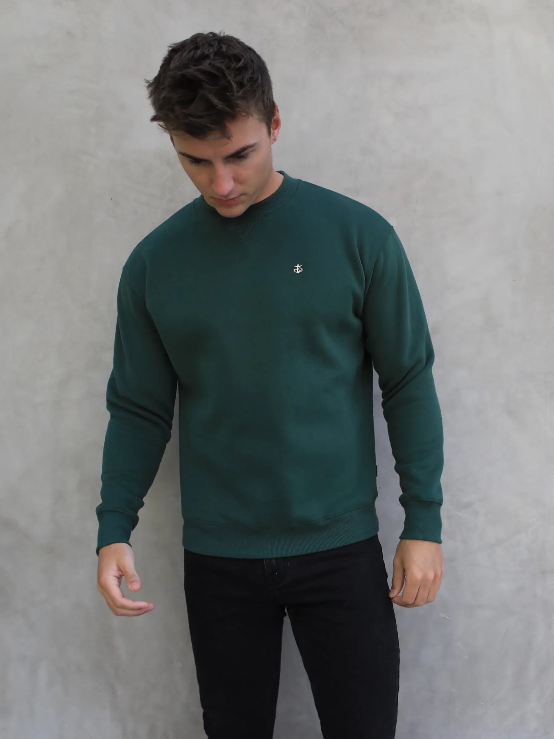 Preston Relaxed Jumper - Green sold by Blakely product image thumbnail 5