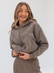 Everyday Full Zip Hoodie - Brown sold by Blakely