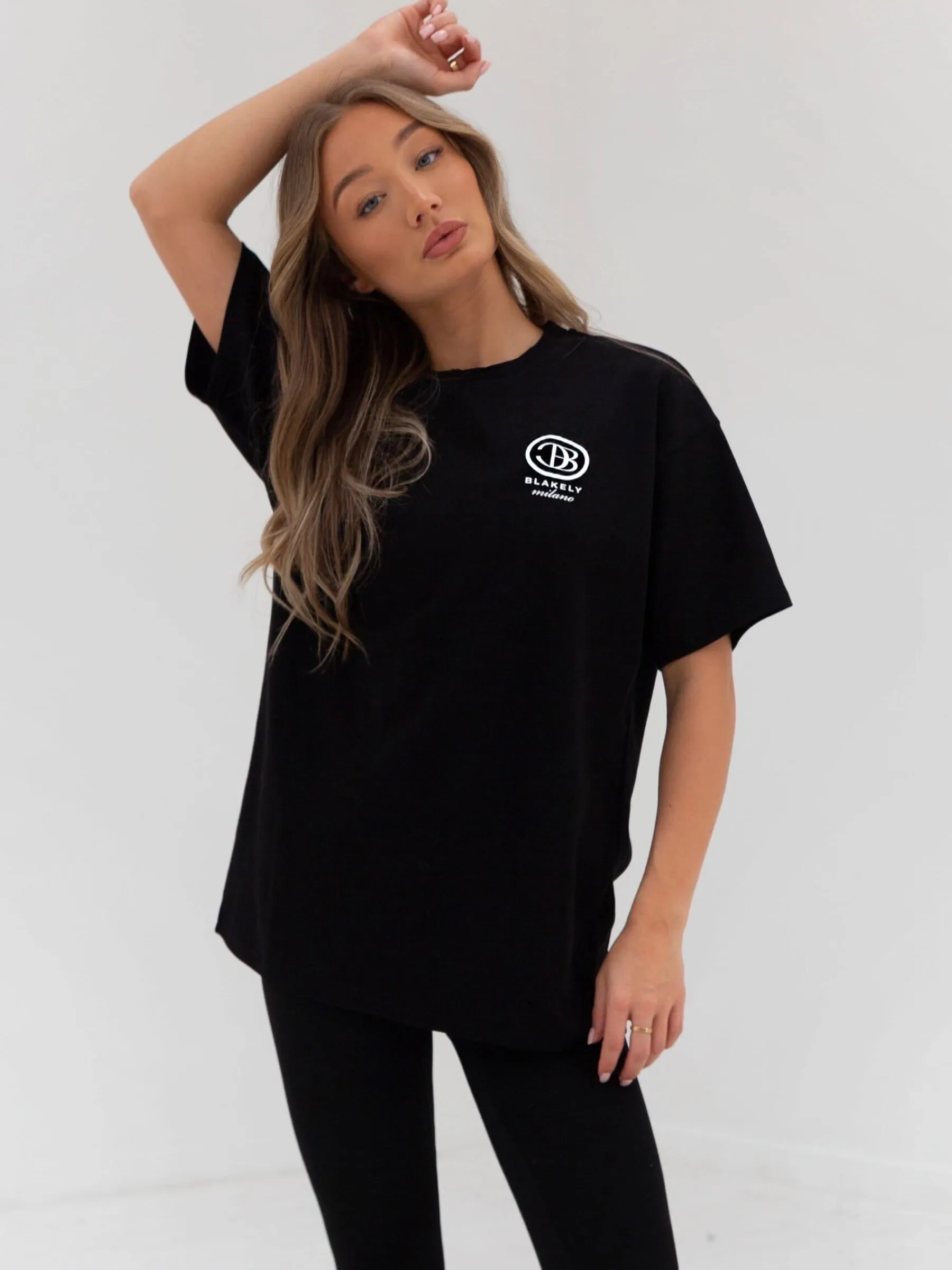 Milano Oversized T-Shirt - Black sold by Blakely product image thumbnail 2