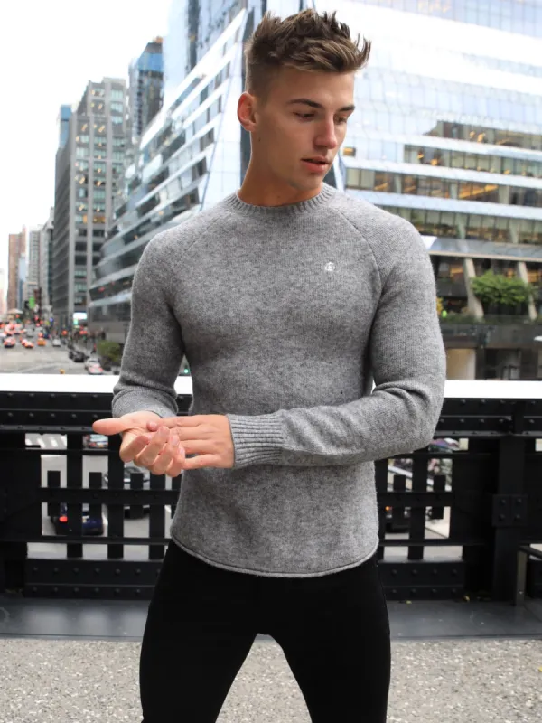 Yardley Knit Jumper - Grey sold by Blakely