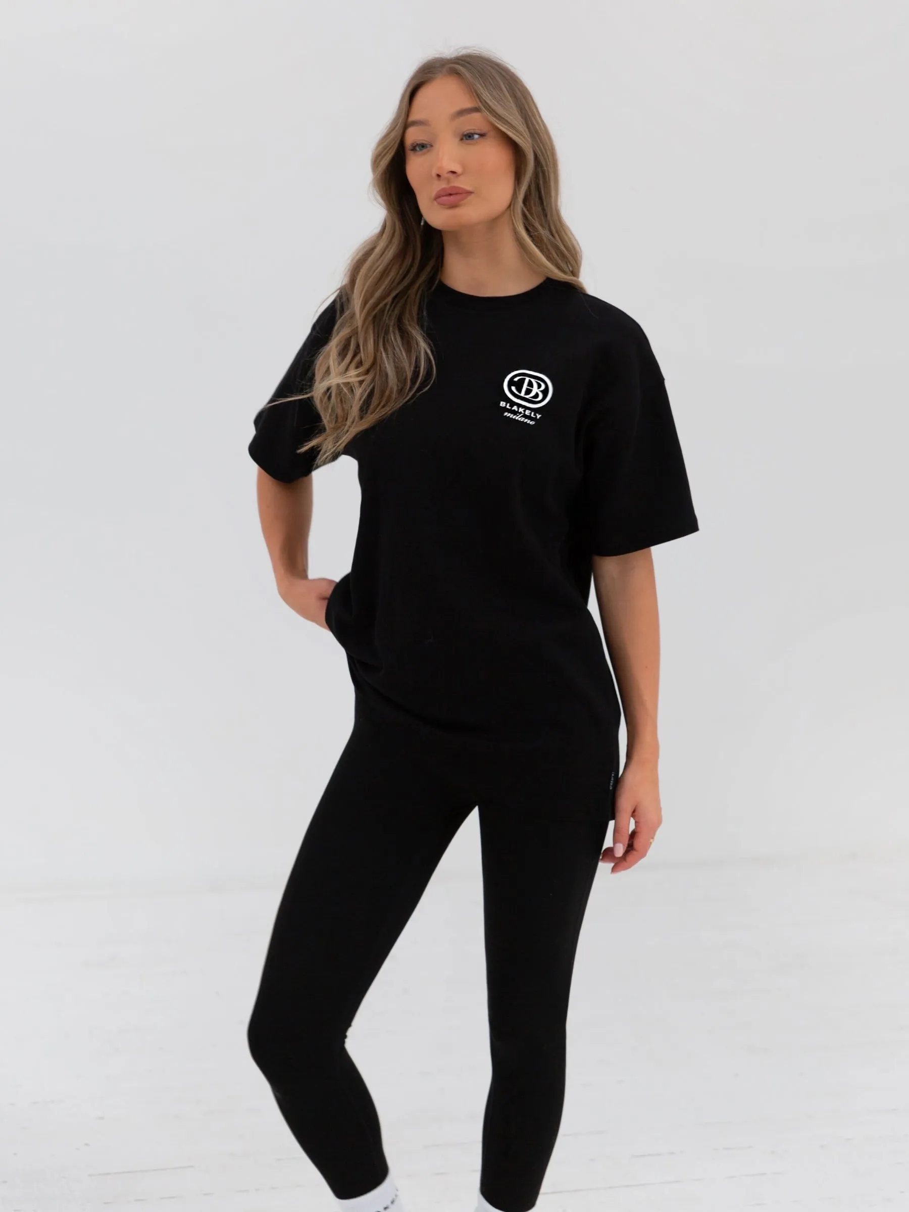 Milano Oversized T-Shirt - Black sold by Blakely product image thumbnail 4