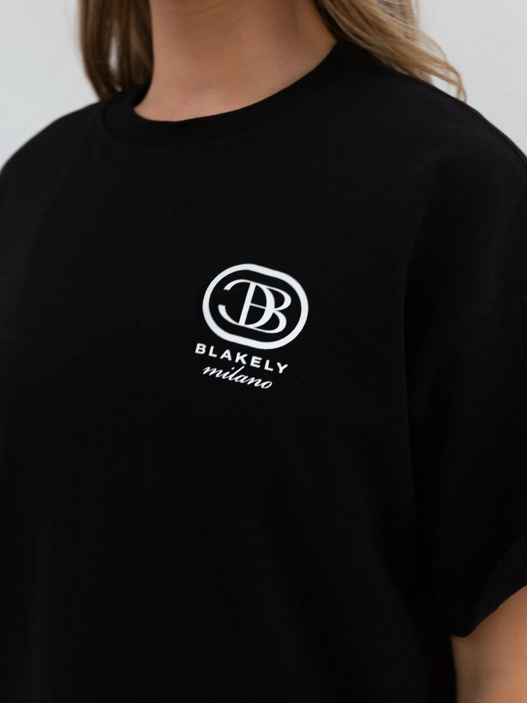 Milano Oversized T-Shirt - Black sold by Blakely product image thumbnail 5