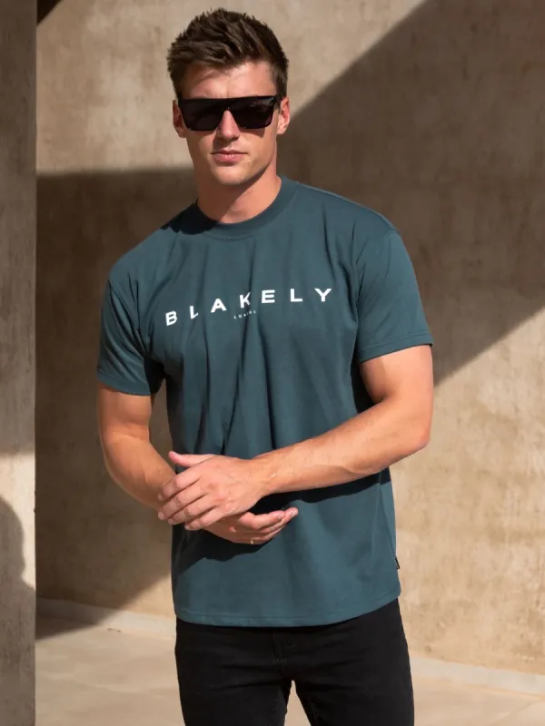 Evolved II Relaxed T-Shirt - Teal Green sold by Blakely