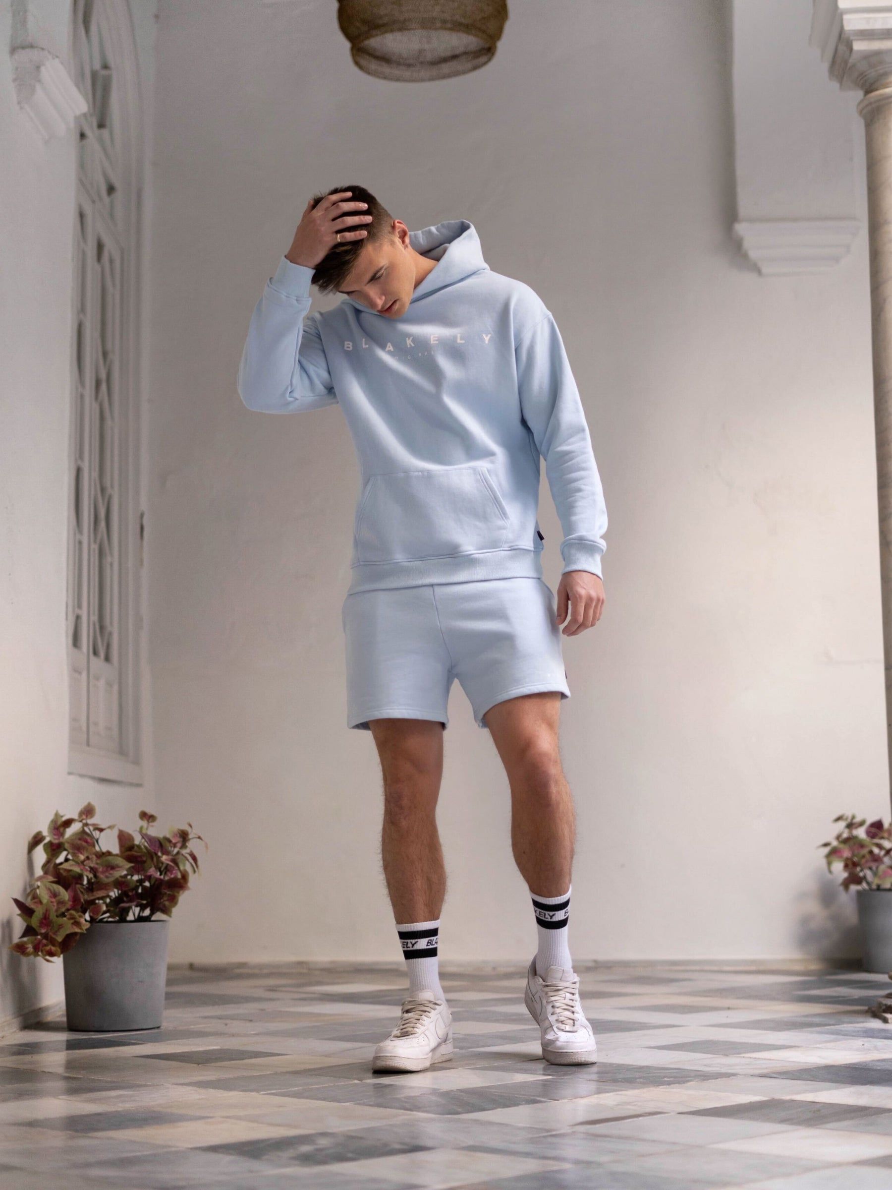 Evolved Jogger Shorts - Light Blue sold by Blakely product image thumbnail 4