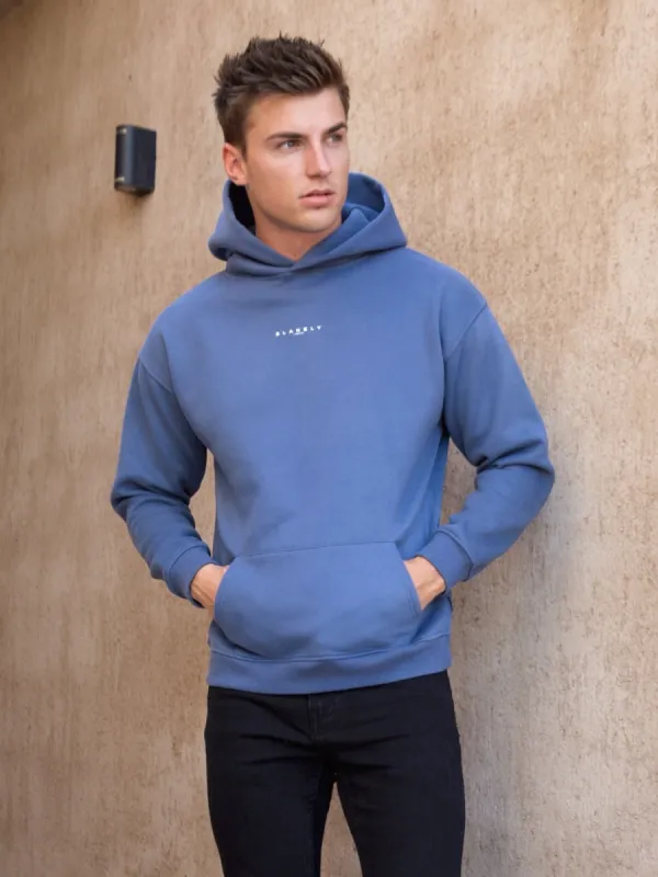 Evolved Lite Relaxed Hoodie - Blue sold by Blakely