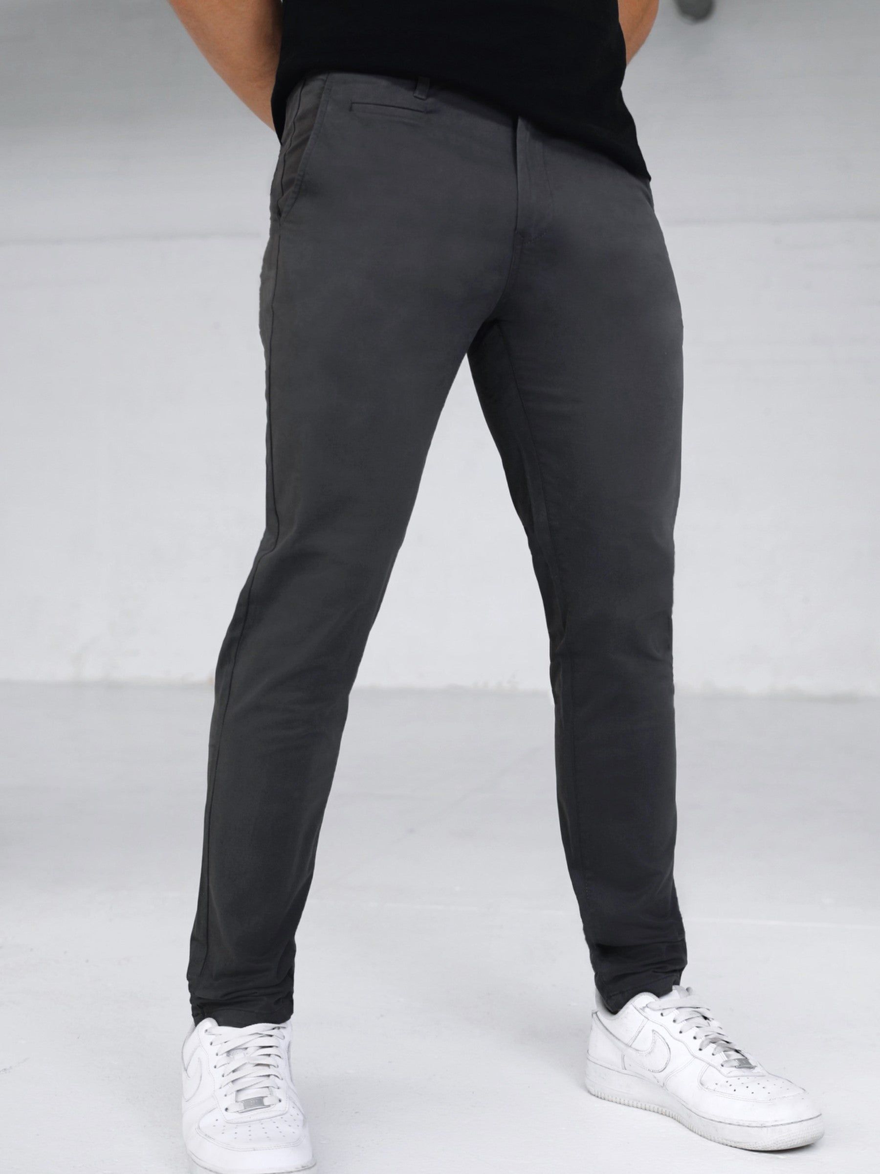 Stretch Chinos - Grey sold by Blakely product image thumbnail 2