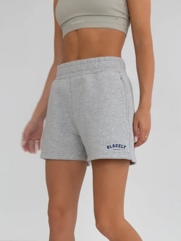 Heritage Jogger Shorts - Marl Grey sold by Blakely
