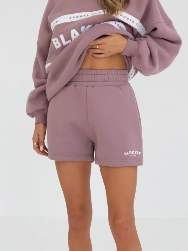 Heritage Jogger Shorts - Dusty Pink sold by Blakely