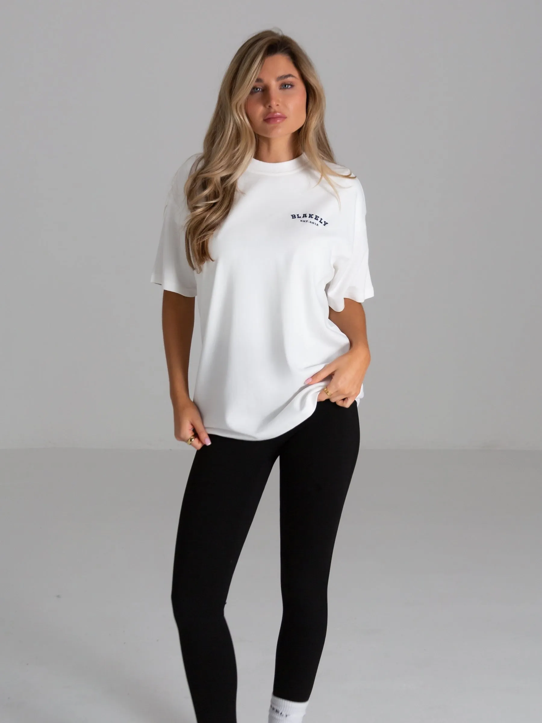 Heritage Oversized T-Shirt - White sold by Blakely product image thumbnail 4