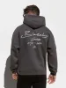 Soho Relaxed Script Hoodie - Charcoal sold by Blakely