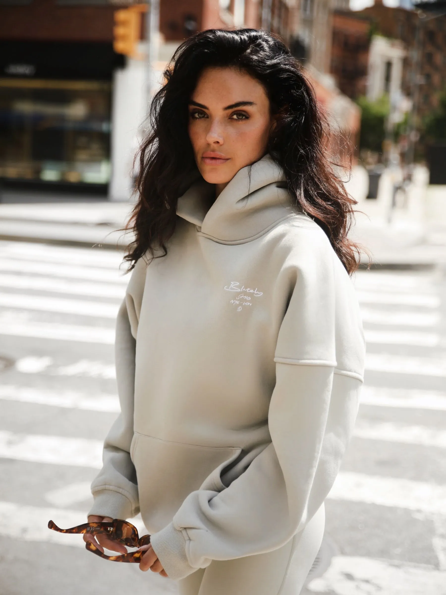 Soho Script Hoodie - Grey sold by Blakely product image thumbnail 2