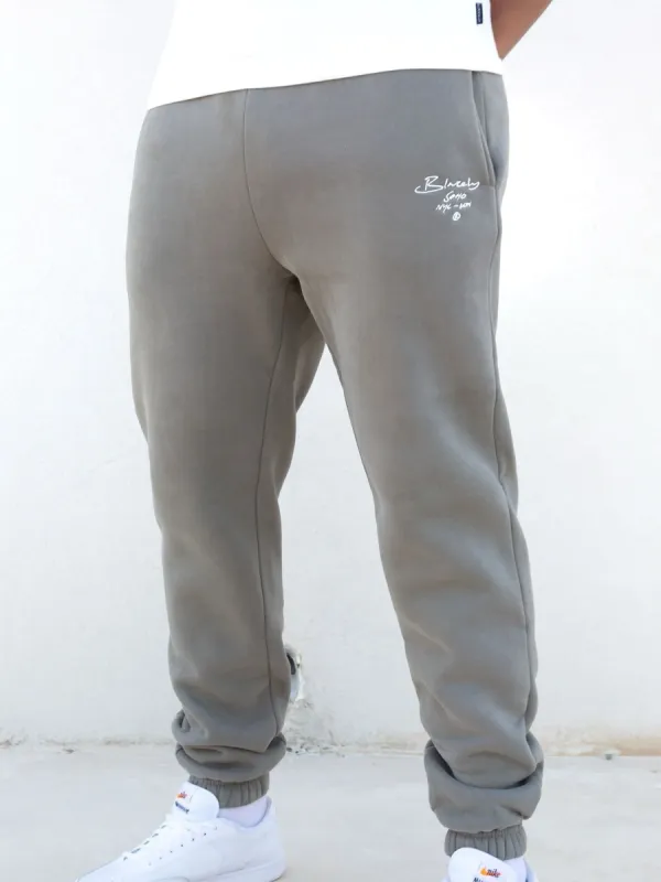 Soho Relaxed Script Sweatpants - Safari Green sold by Blakely