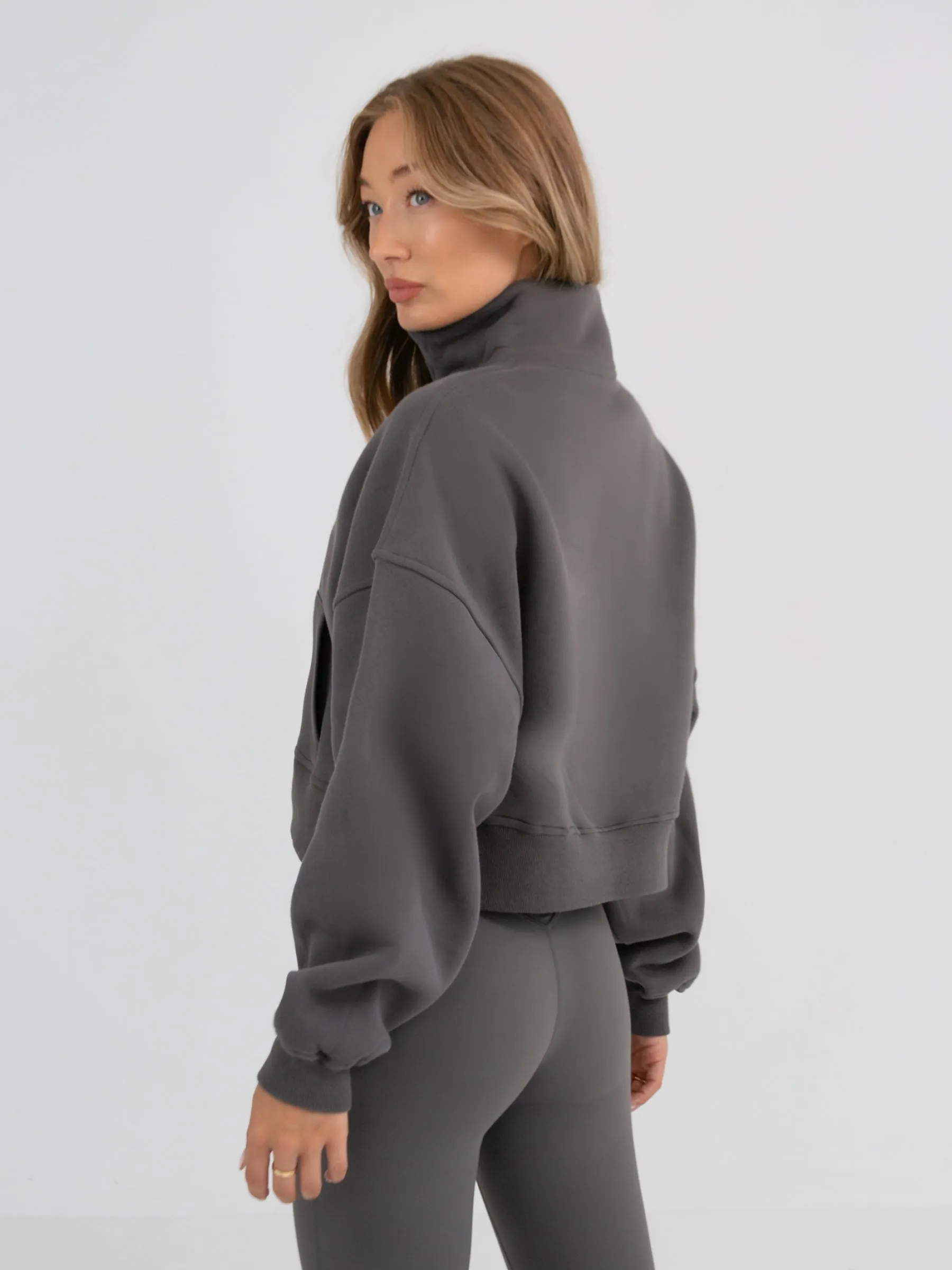 Soho 1/4 Zip Jumper - Charcoal sold by Blakely product image thumbnail 4