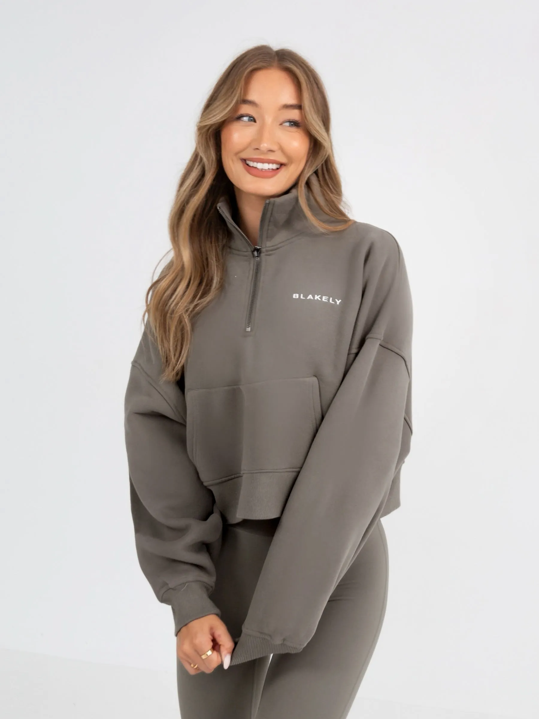 Soho 1/4 Zip Jumper - Safari Green sold by Blakely product image thumbnail 2