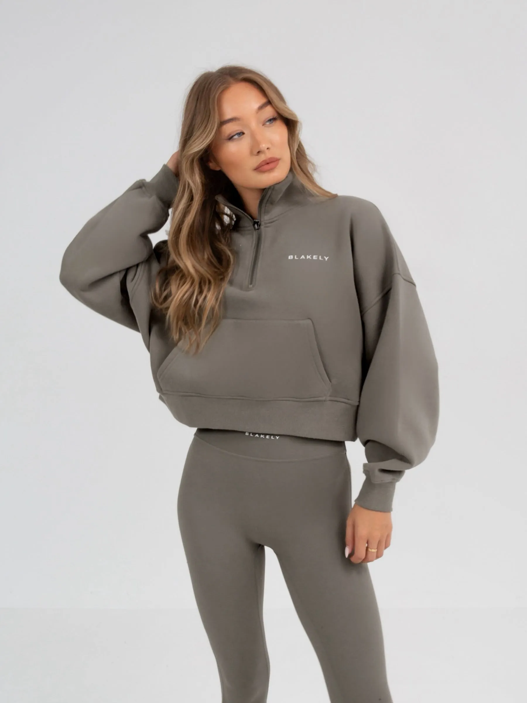 Soho 1/4 Zip Jumper - Safari Green sold by Blakely product image thumbnail 4