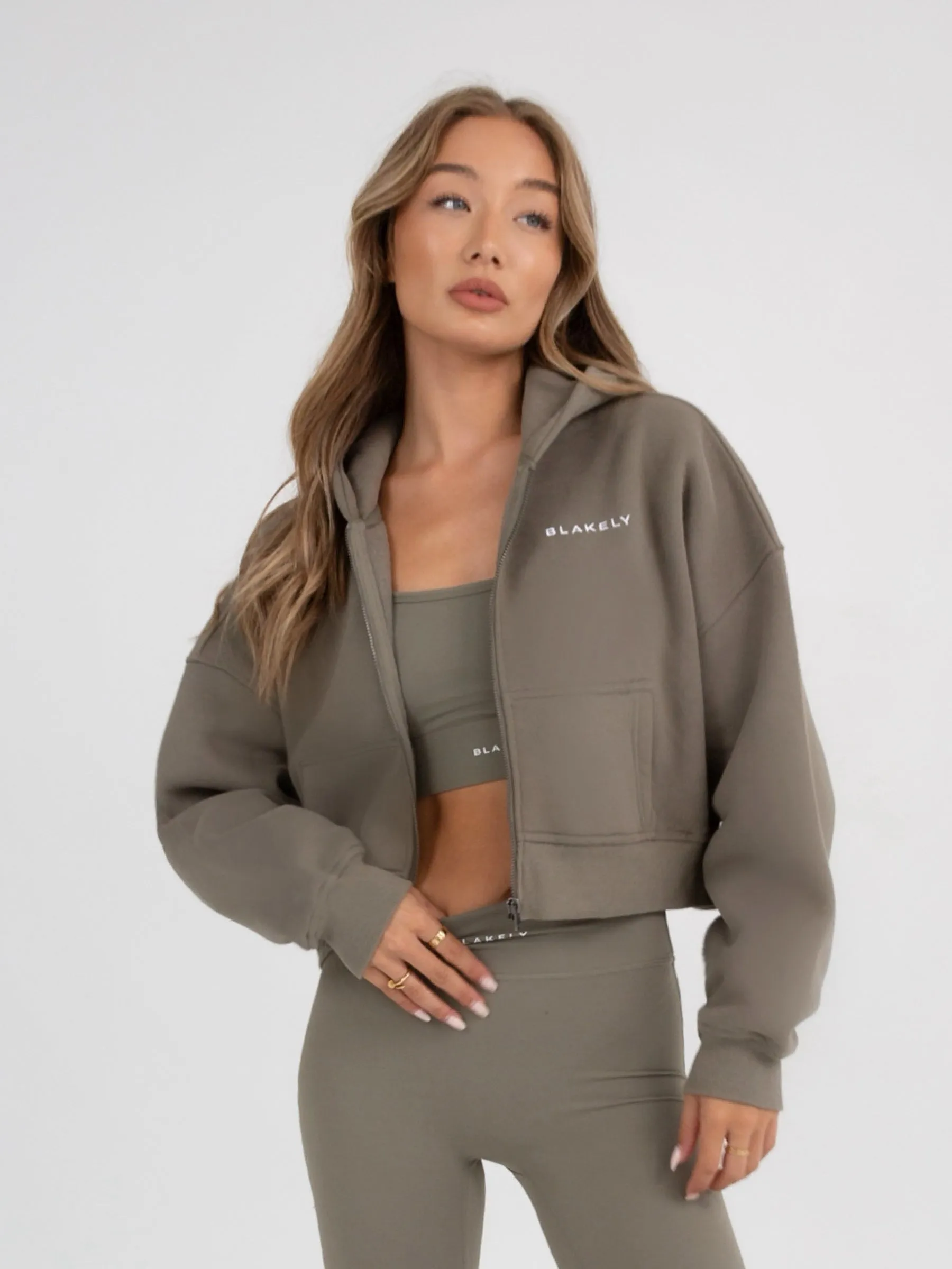 Soho Full Zip Hoodie - Safari Green sold by Blakely product image thumbnail 5