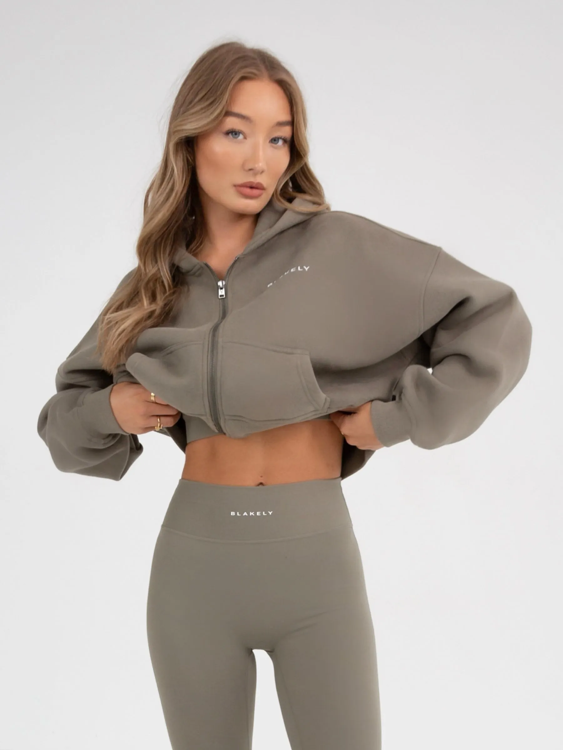 Soho Full Zip Hoodie - Safari Green sold by Blakely product image thumbnail 3