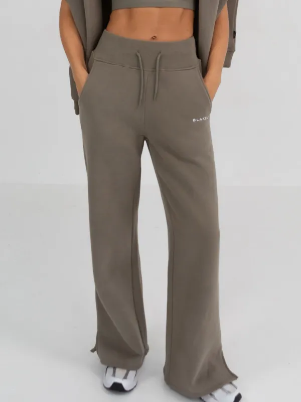 Soho Wide Leg Sweatpants - Safari Green sold by Blakely