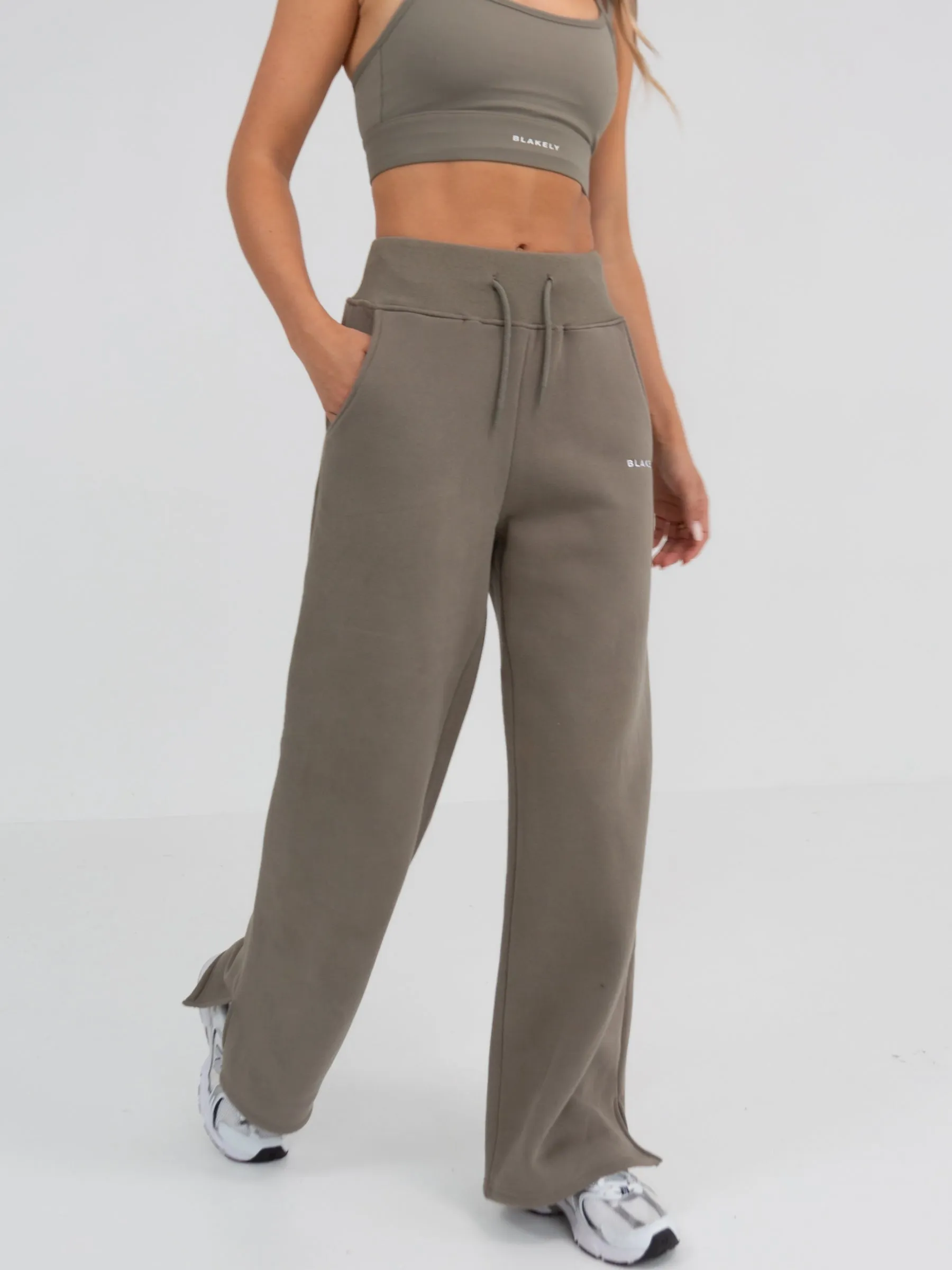 Soho Wide Leg Sweatpants - Safari Green sold by Blakely product image thumbnail 2
