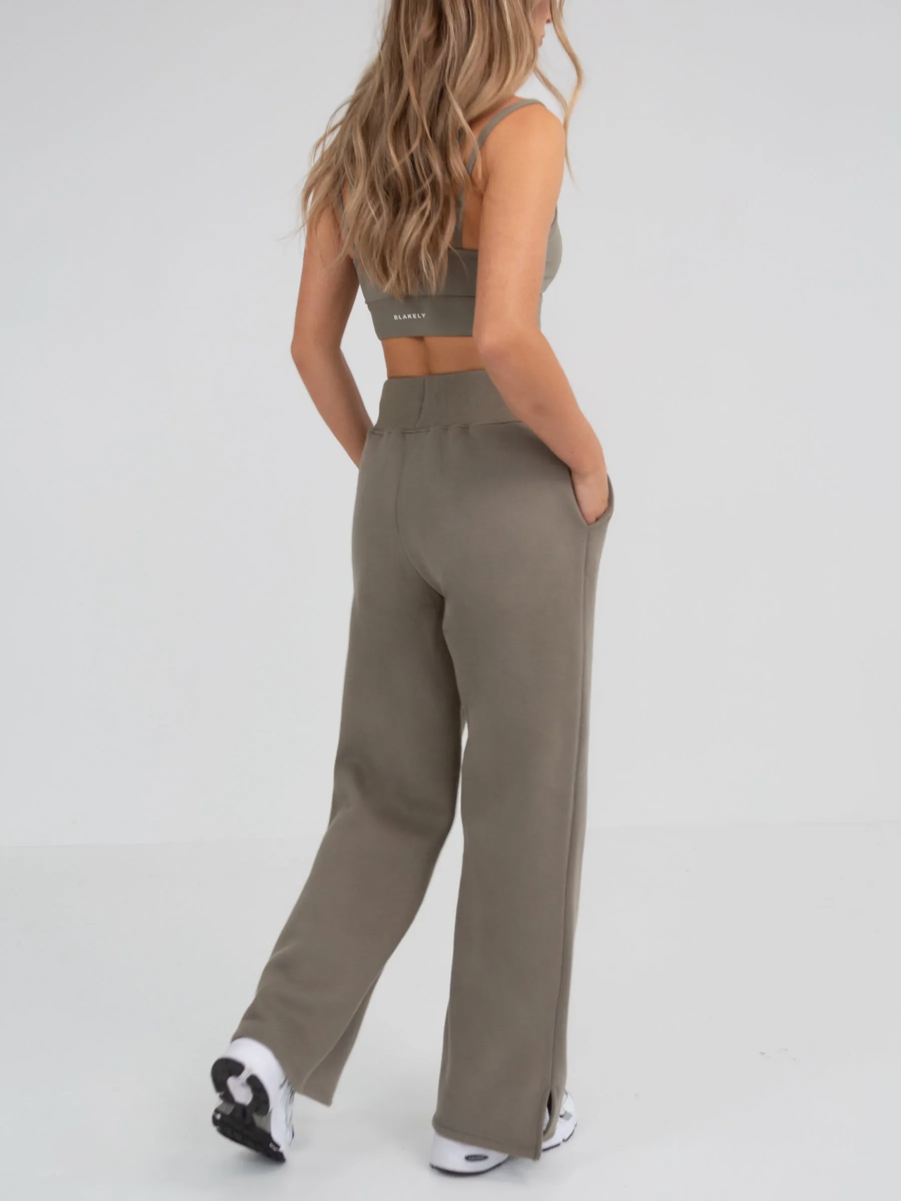 Soho Wide Leg Sweatpants - Safari Green sold by Blakely product image thumbnail 3