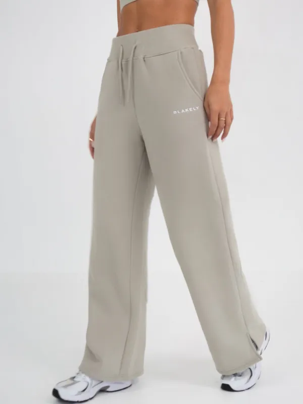 Soho Wide Leg Sweatpants - Grey sold by Blakely